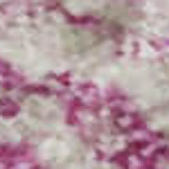 Pink And Ivory Abstract Washable Area Rug With UV Protection Photo 2