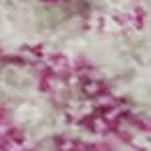 Photo of Pink And Ivory Abstract Washable Area Rug With UV Protection
