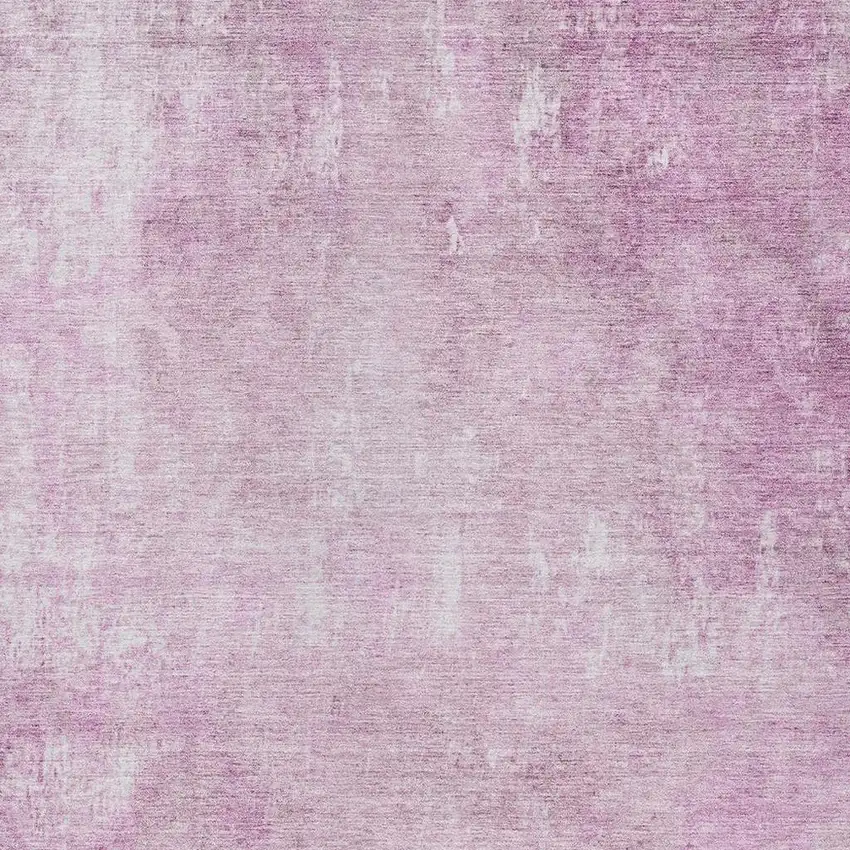 Pink And Ivory Abstract Washable Indoor Outdoor Area Rug Photo 3
