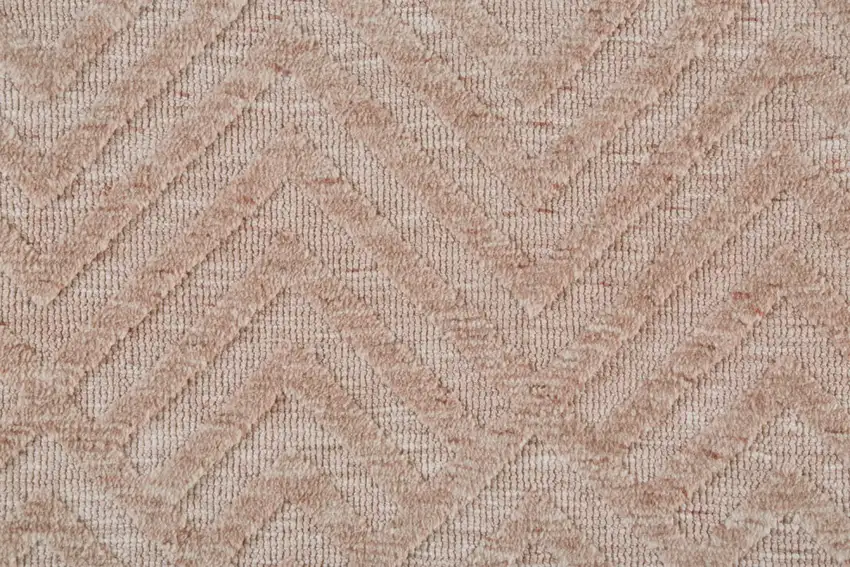Pink And Ivory Geometric Stain Resistant Area Rug Photo 8
