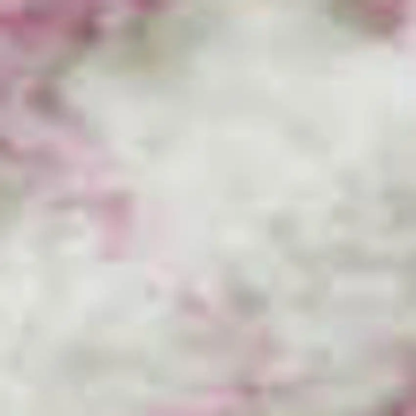 Pink And Ivory Geometric Washable Area Rug With UV Protection Photo 2