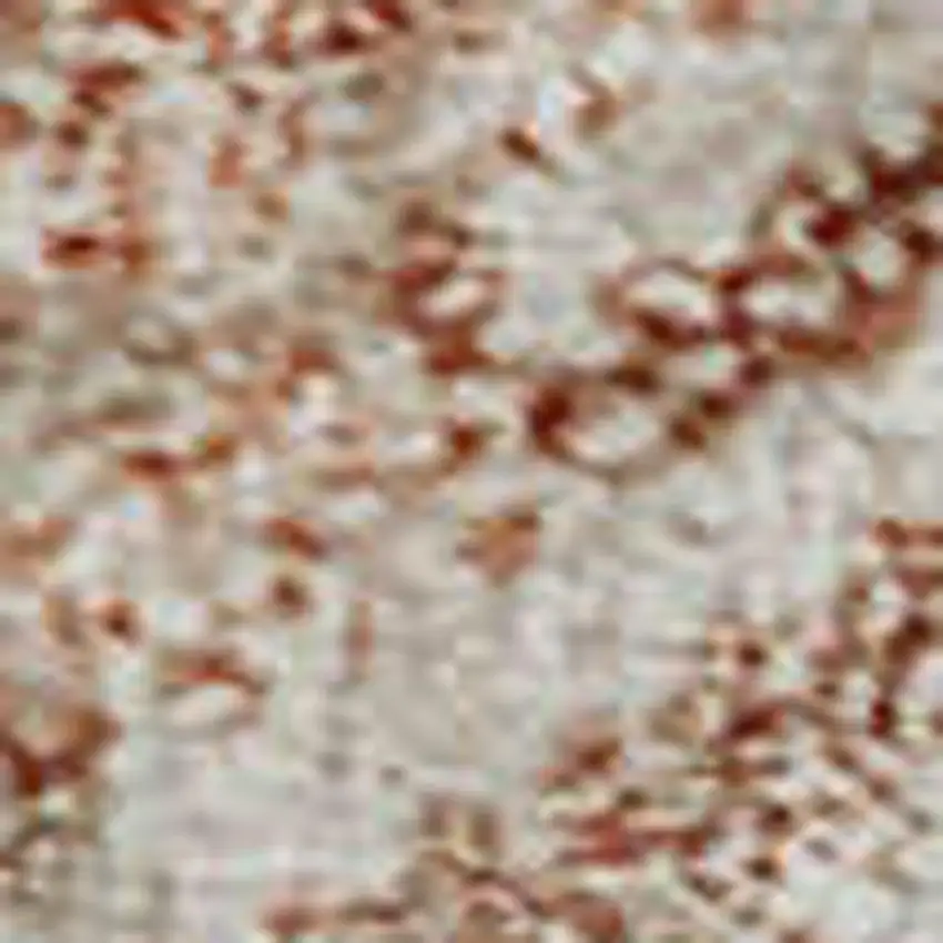 Pink And Ivory Geometric Washable Area Rug With UV Protection Photo 2