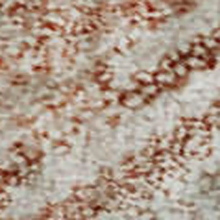 Pink And Ivory Geometric Washable Area Rug With UV Protection Photo 2