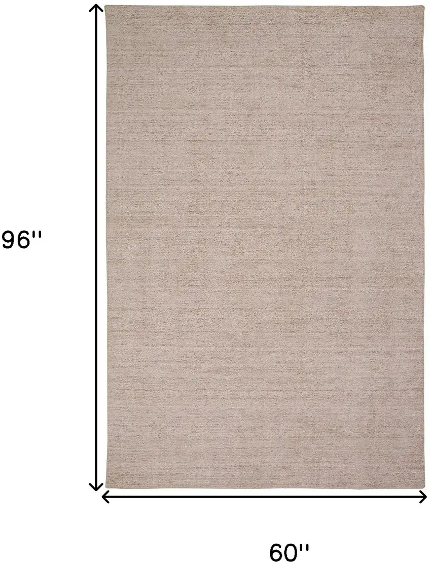 Pink And Ivory Hand Woven Area Rug Photo 10