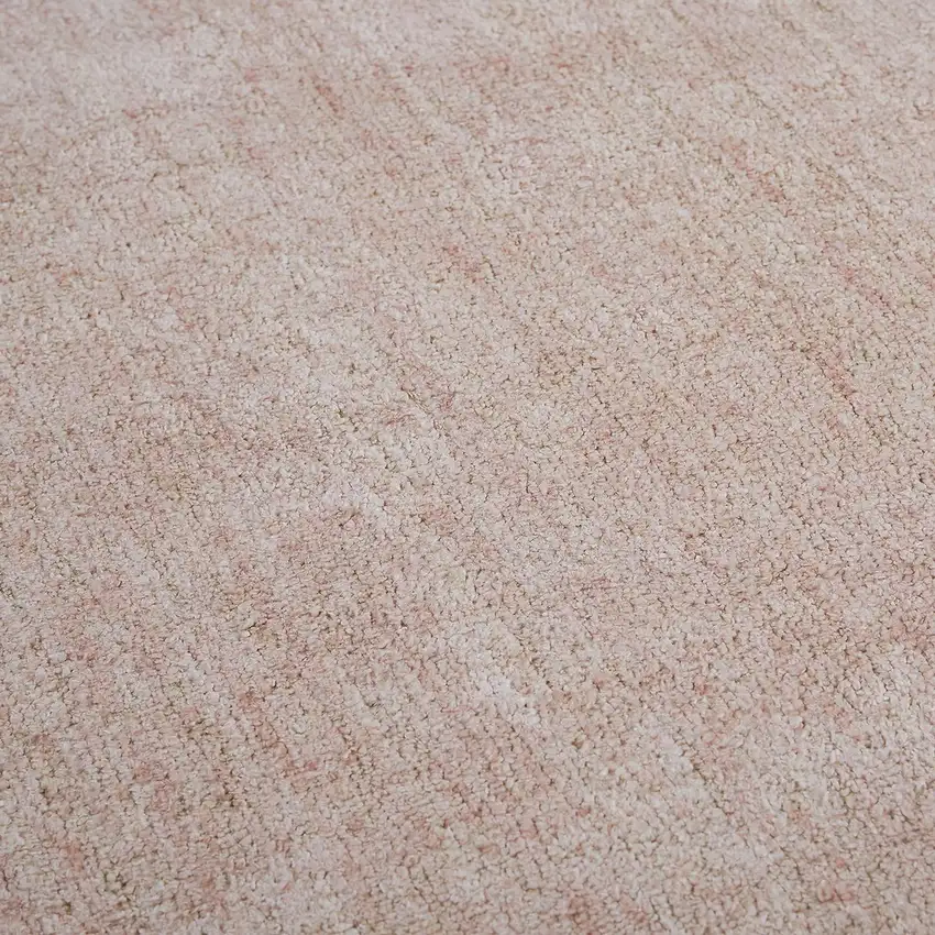 Pink And Ivory Hand Woven Area Rug Photo 9