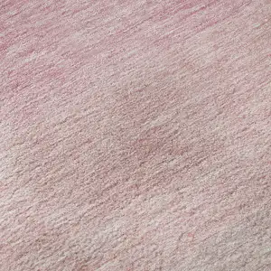Photo of Pink And Ivory Ombre Washable Area Rug With UV Protection