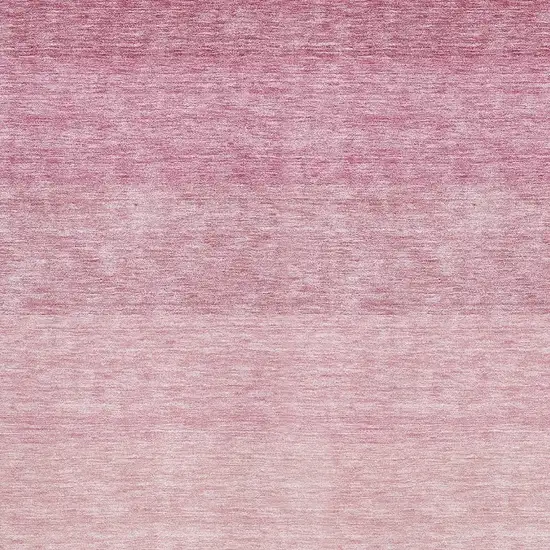 Pink And Ivory Ombre Washable Area Rug With UV Protection Photo 3