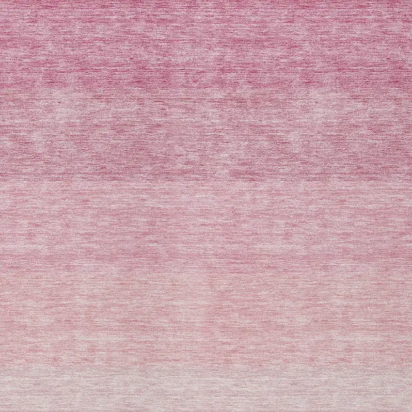 Pink And Ivory Ombre Washable Indoor Outdoor Area Rug Photo 5