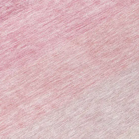 Pink And Ivory Ombre Washable Indoor Outdoor Area Rug Photo 7