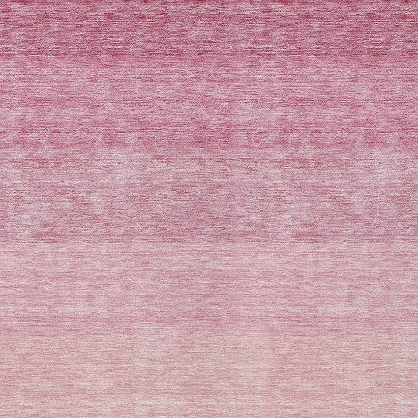 Pink And Ivory Ombre Washable Indoor Outdoor Area Rug Photo 5