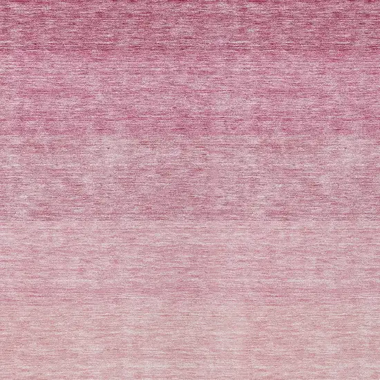 Pink And Ivory Ombre Washable Indoor Outdoor Area Rug Photo 4