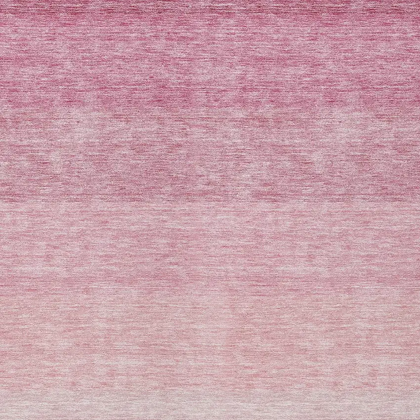 Pink And Ivory Ombre Washable Indoor Outdoor Area Rug Photo 5
