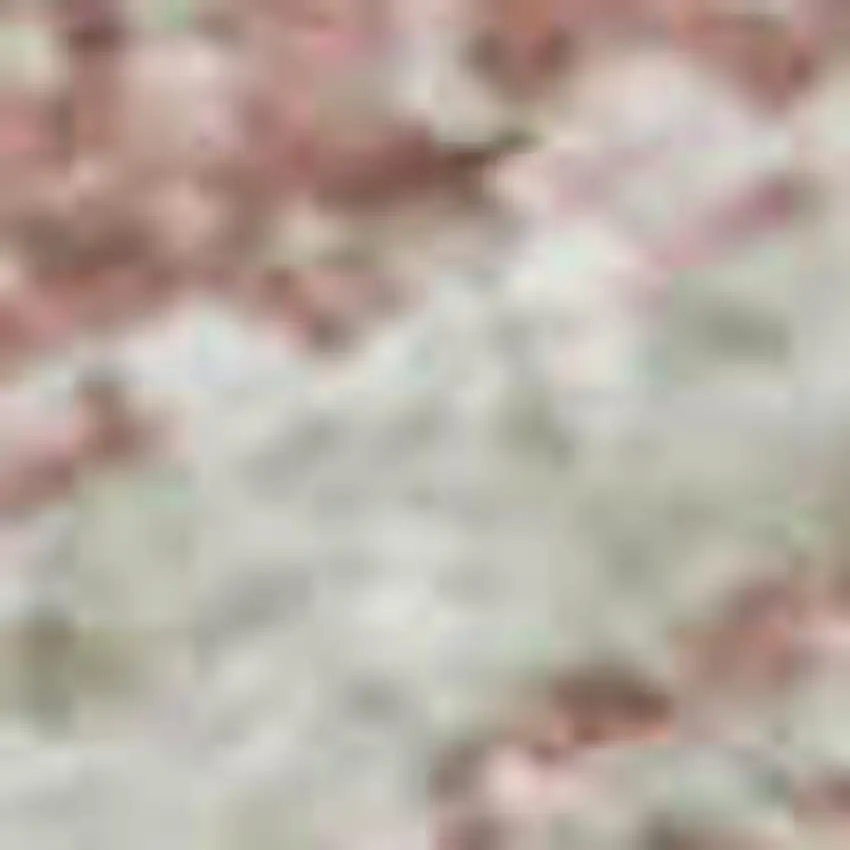 Pink And Ivory Striped Washable Area Rug With UV Protection Photo 2