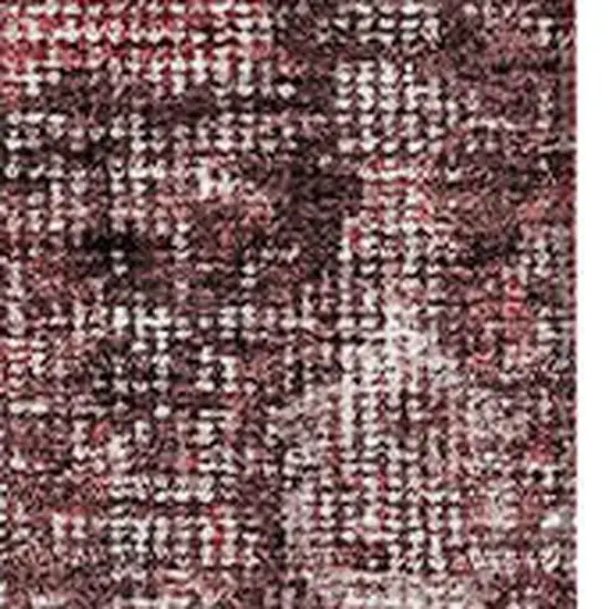 Pink And Mauve Damask Washable Area Rug With UV Protection Photo 2