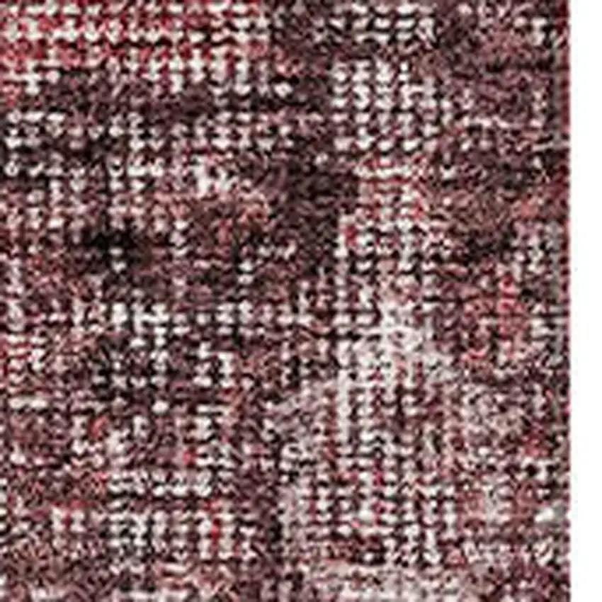 Pink And Mauve Damask Washable Area Rug With UV Protection Photo 2