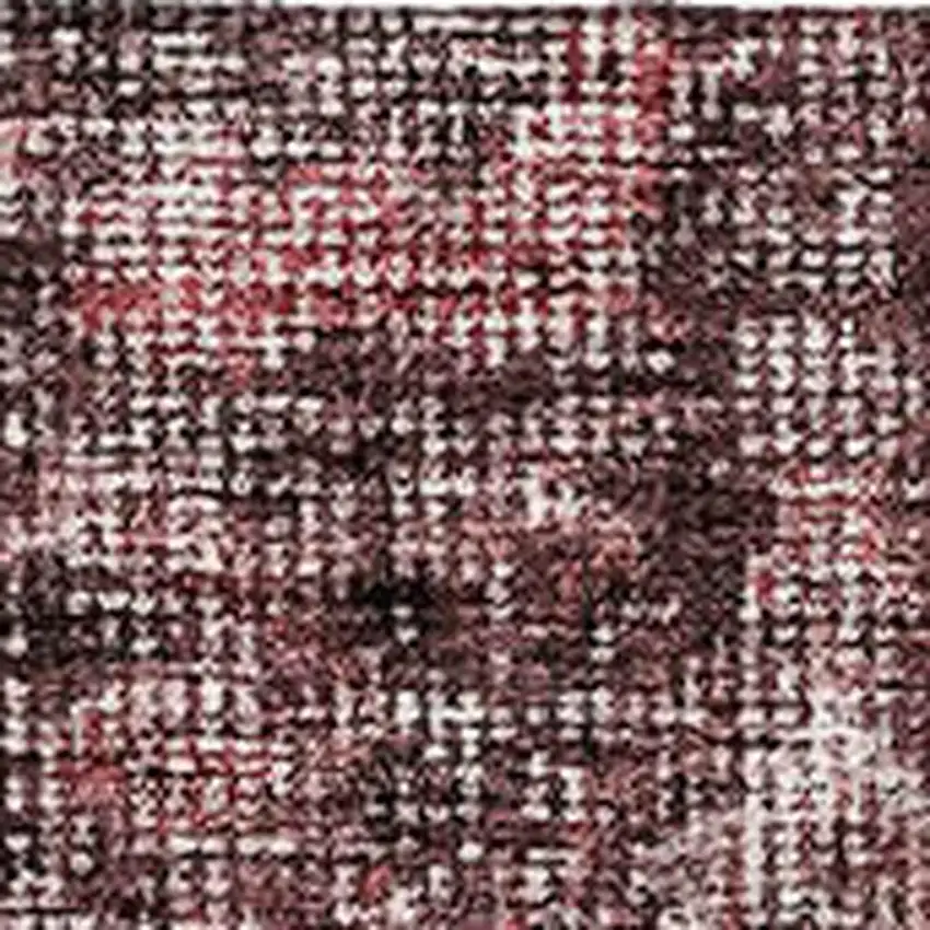 Pink And Mauve Damask Washable Area Rug With UV Protection Photo 2