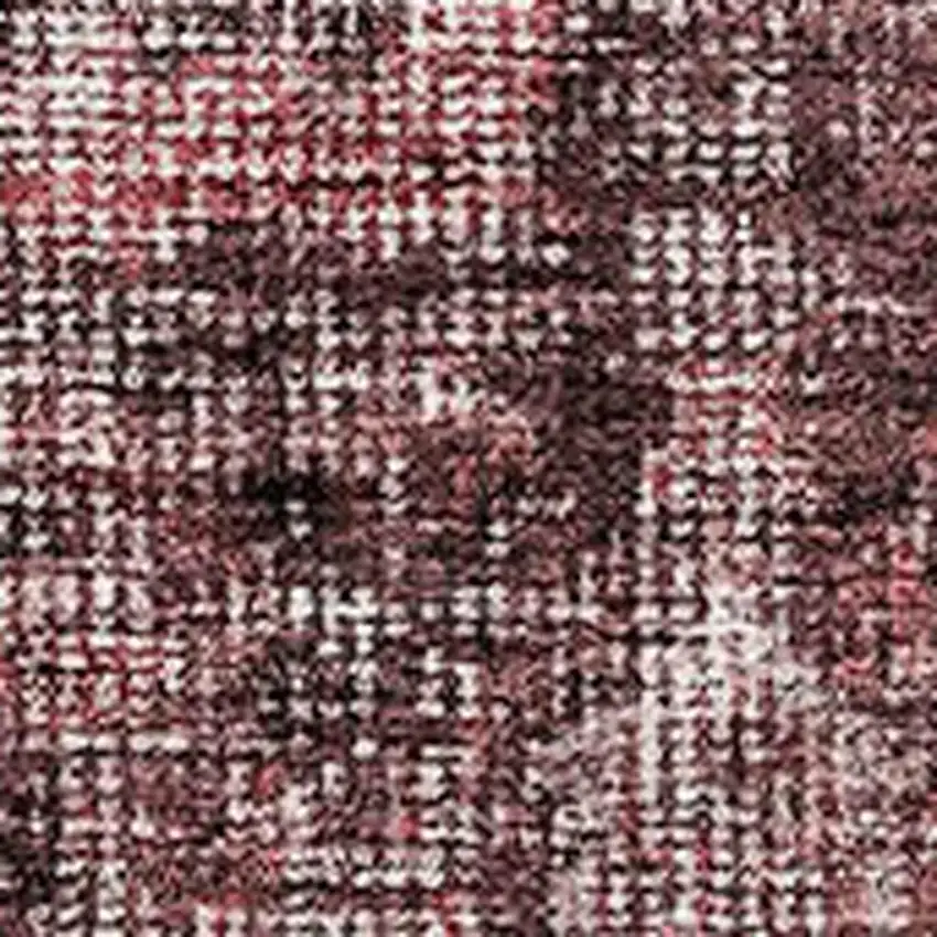 Pink And Mauve Damask Washable Area Rug With UV Protection Photo 3