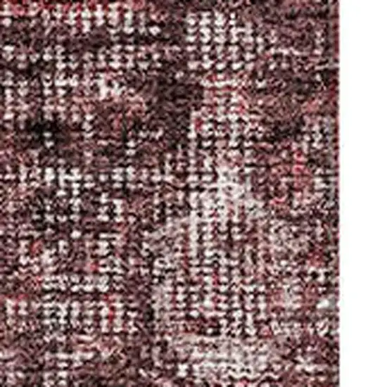 Pink And Mauve Damask Washable Area Rug With UV Protection Photo 2