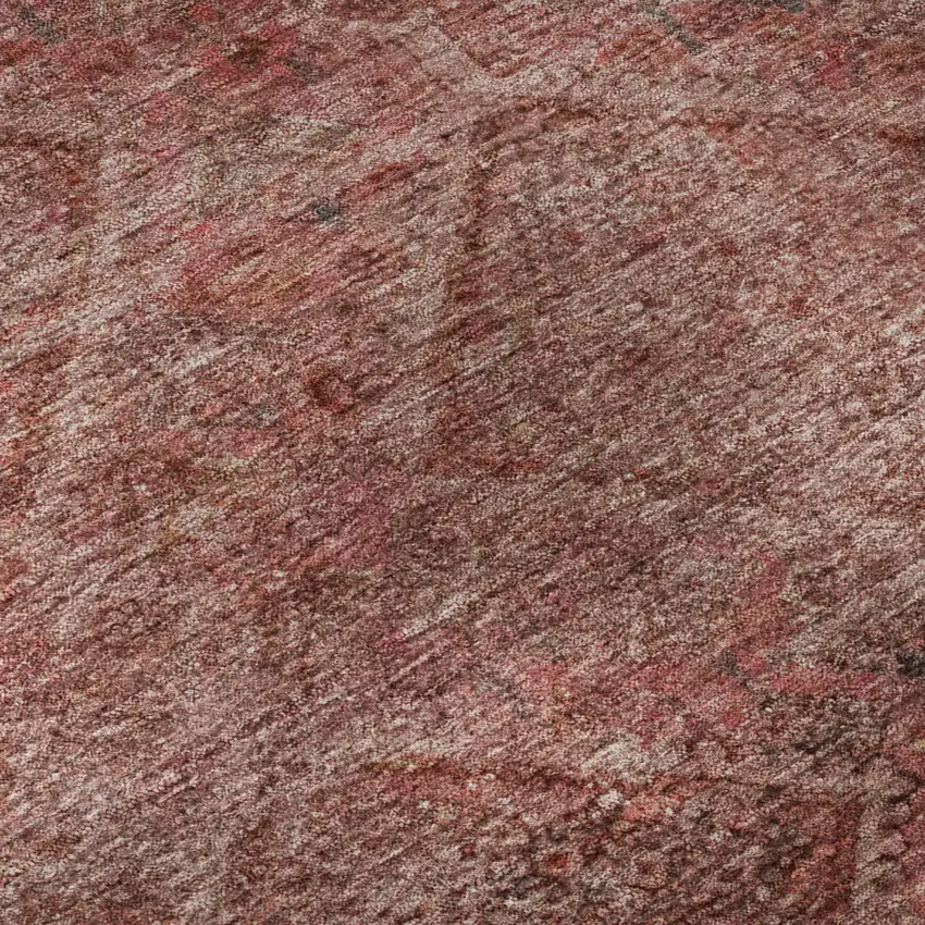 Pink And Mauve Geometric Washable Area Rug With UV Protection Photo 8