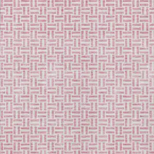 Photo of Pink And Silver Geometric Washable Indoor Outdoor Area Rug