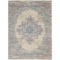 Photo of Pink Damask Power Loom Area Rug