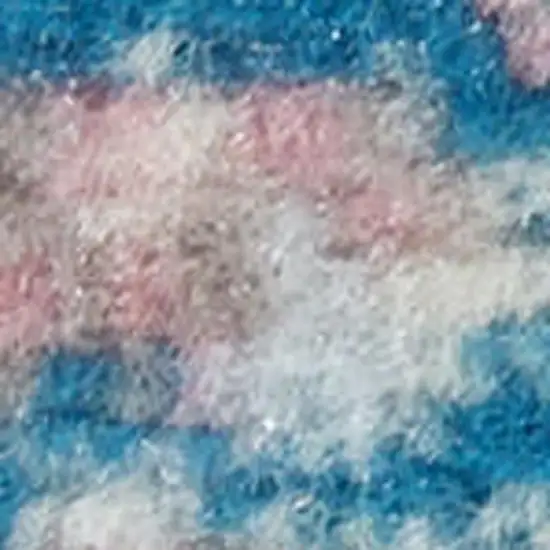 Pink Damask Power Loom Area Rug Photo 1