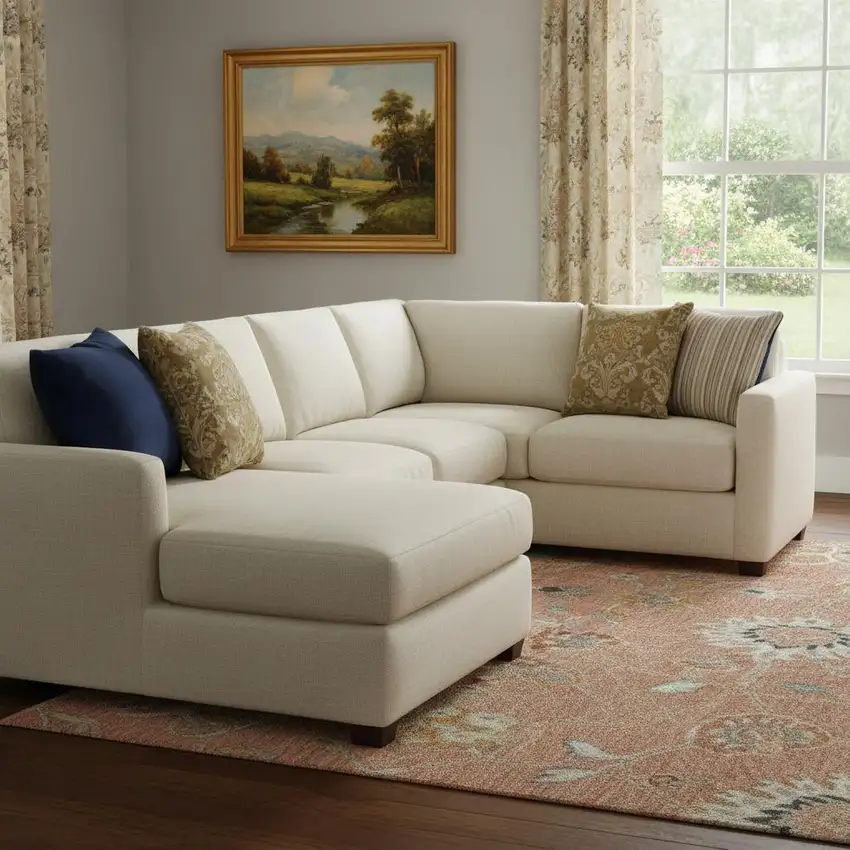 Pink Denim Blue And Silver Floral Washable Area Rug With UV Protection Photo 2