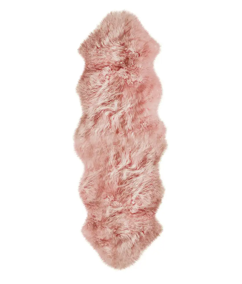 Pink Double Sheepskin - Area Rug Photo 1