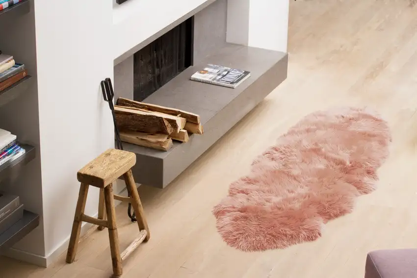 Pink Double Sheepskin - Area Rug Photo 3
