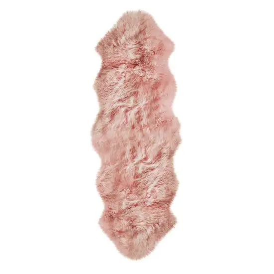 Pink Animal Print Area Rug Photo 1