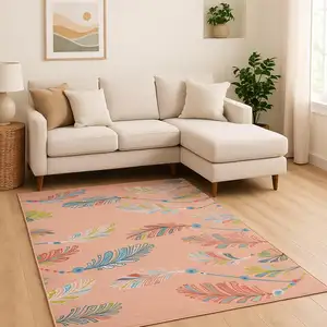 Photo of Pink Flatweave Area Rug