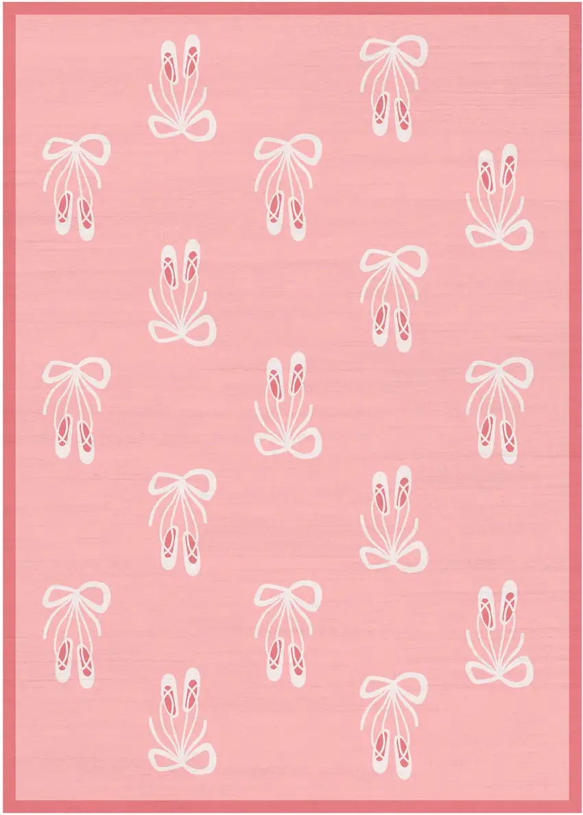 Pink Flatweave Area Rug Photo 4
