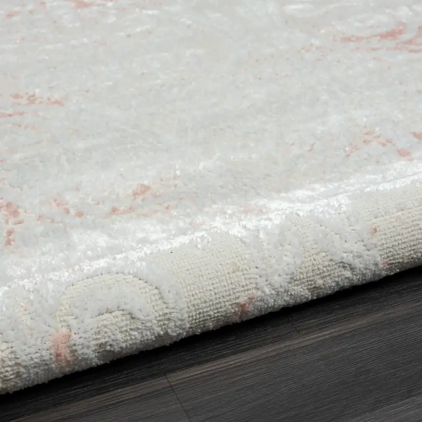 Pink Floral Area Rug Photo 9