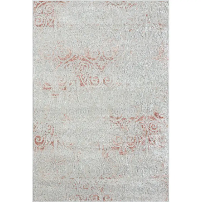 Pink Floral Area Rug Photo 1
