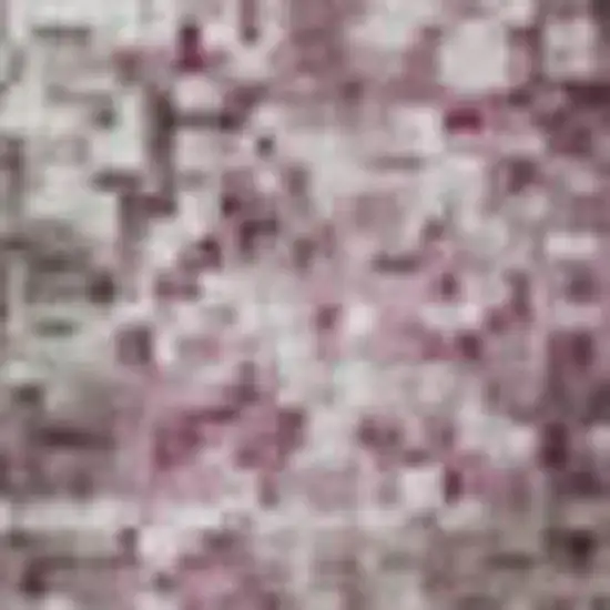 Pink Gray And Ivory Abstract Washable Area Rug With UV Protection Photo 3