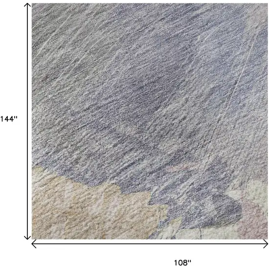 Pink Ivory And Beige Abstract Washable Area Rug With UV Protection Photo 8