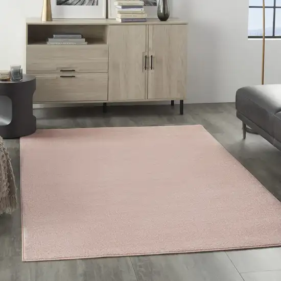Pink Non Skid Indoor Outdoor Area Rug Photo 8