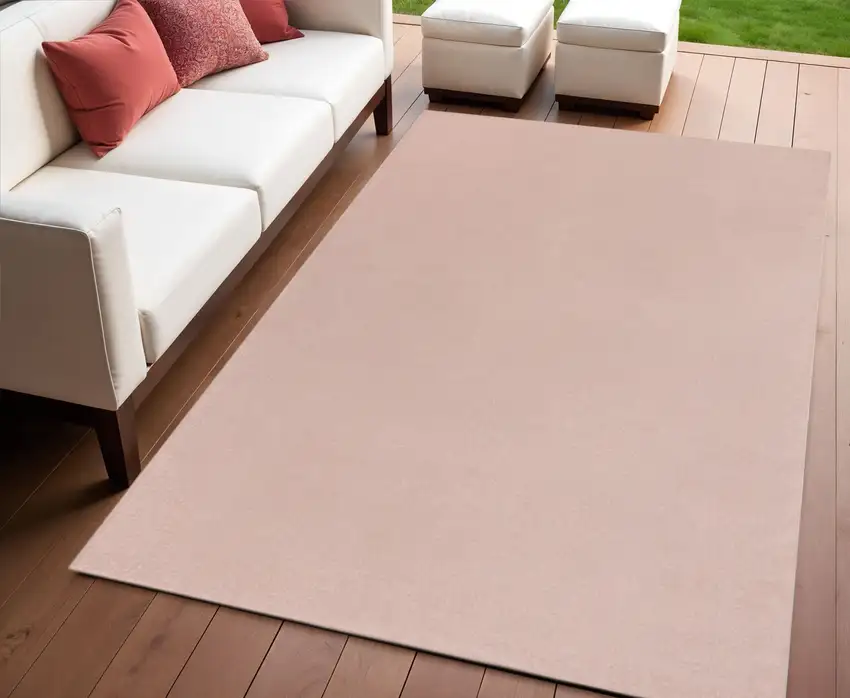 Pink Indoor Outdoor Area Rug Photo 2