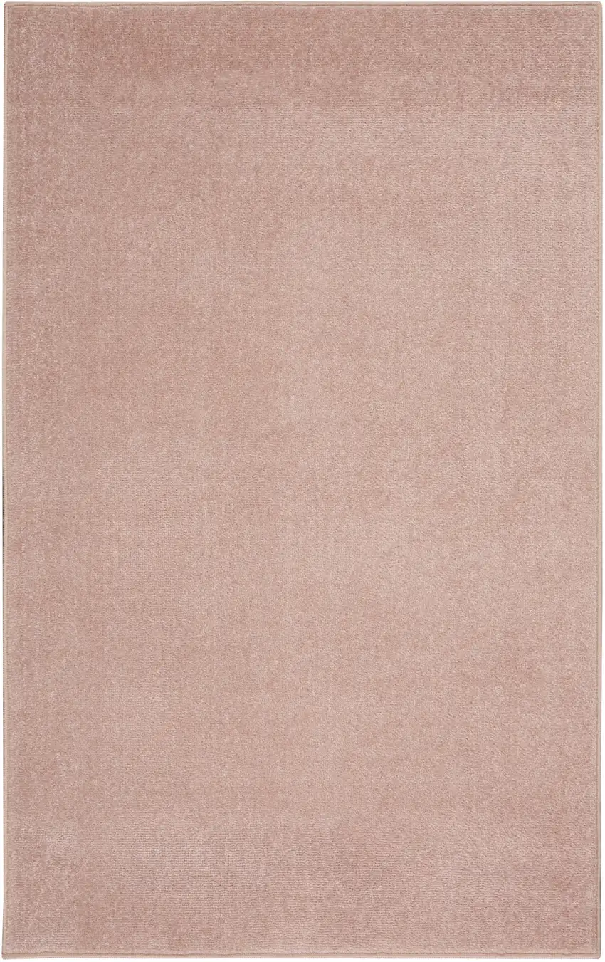 Pink Non Skid Indoor Outdoor Area Rug Photo 1