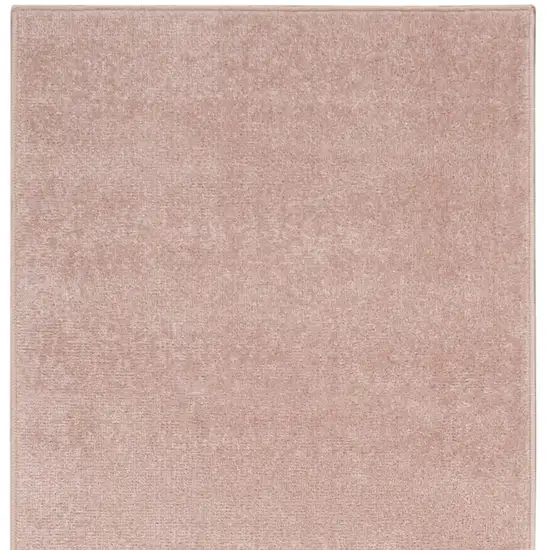 6' Pink Indoor Outdoor Runner Rug Photo 7