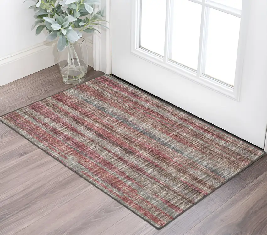 Pink Ombre Tufted Handmade Area Rug Photo 1