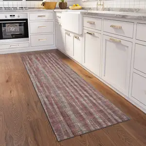 Photo of Pink Ombre Tufted Handmade Runner Rug