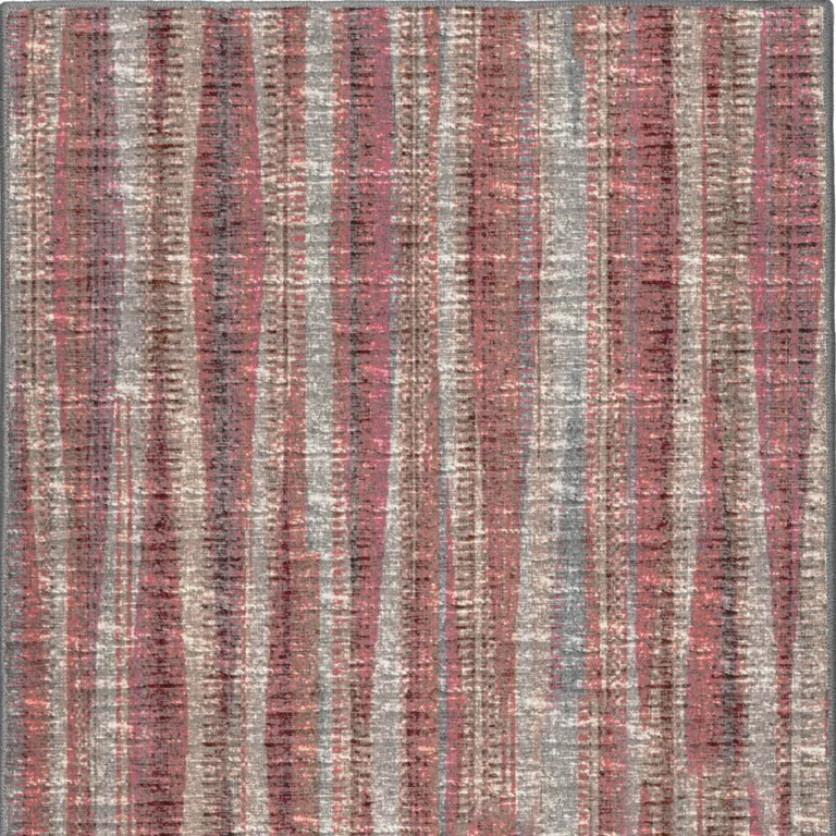 Pink Ombre Tufted Runner Rug Photo 2
