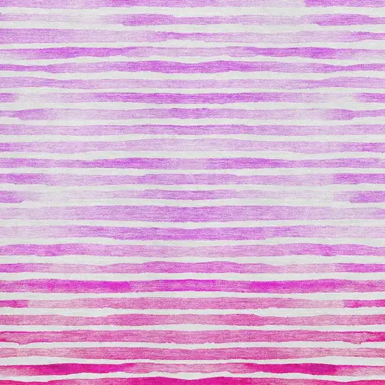 Pink Purple And Ivory Geometric Washable Area Rug With UV Protection Photo 3
