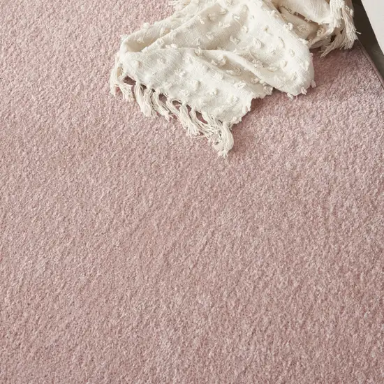 Pink Round Indoor Outdoor Area Rug Photo 9