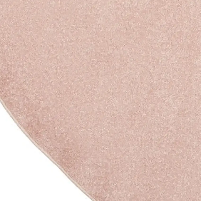 Pink Round Non Skid Indoor Outdoor Area Rug Photo 5