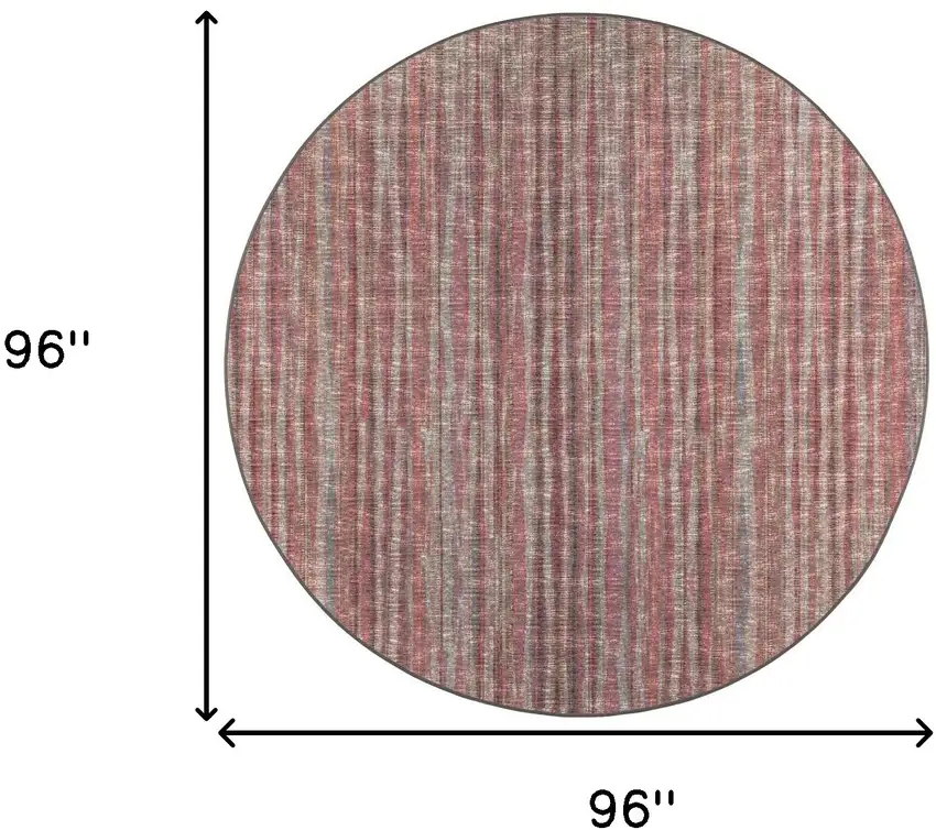 8' X 8' Pink Round Ombre Tufted Handmade Area Rug Photo 8