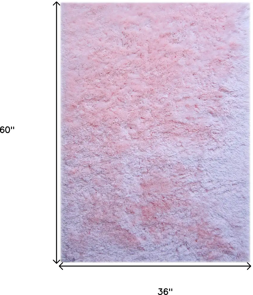 Pink Shag Area Rug Photo 7