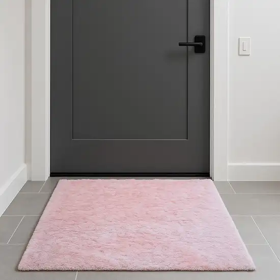 Pink Shag Area Rug Photo 1