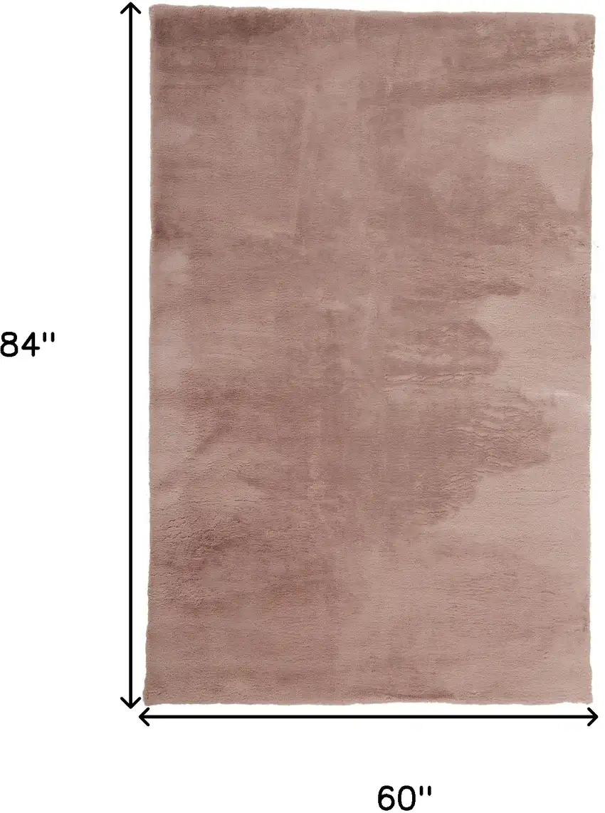 Pink Shag Area Rug Photo 4